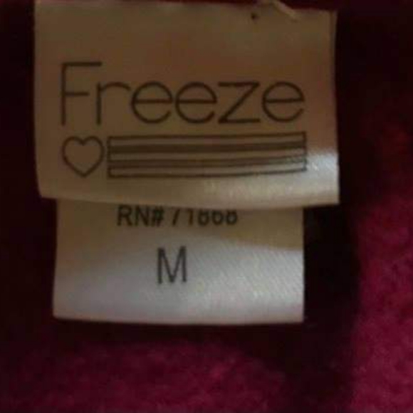 Freeze maroon & white graphic sweatshirt medium - Picture 7 of 9